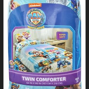 Nickelodeon Paw Patrol Twin Comforter - Blue and Multicolor